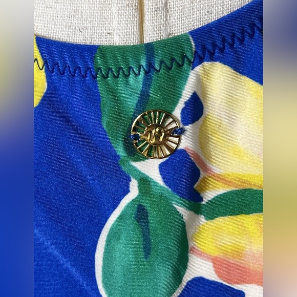 Sunshine 79 Sunflower Getaway Bandeau One Piece Swimsuit Size 12 New - Picture 10 of 12